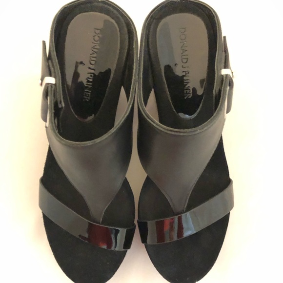 Donald J. Pliner T-Strap Wedge Heels - Picture 4 of 7